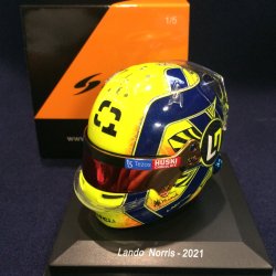 画像1: 新品正規入荷品●SPARK1/5 McLAREN (L.ノリス）2021 ミニヘルメット