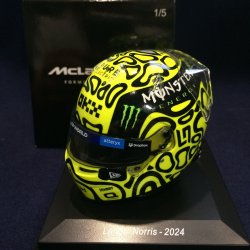 画像1: 新品正規入荷品●SPARK1/5 McLAREN (L.ノリス）2024 ミニヘルメット
