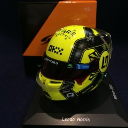 画像1: 新品正規入荷品●SPARK1/5 McLAREN BAHRAIN 2023 (L.ノリス）ミニヘルメット