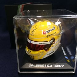 画像1: 新品正規入荷品●LOOKSMART 1/5 FERRARI F1 ITALIAN GP 2025 (L.ハミルトン）ミニヘルメット