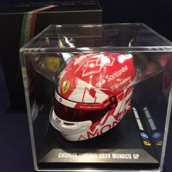 画像1: 新品正規入荷品●LOOKSMART 1/5 FERRARI F1 MONACO GP 2024 (C.ルクレール）ミニヘルメット
