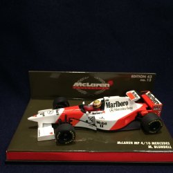 画像1: セカンドハンド品●たばこカスタム品●PMA1/43 McLAREN MERCEDES MP4/10 (M.ブランデル）#7