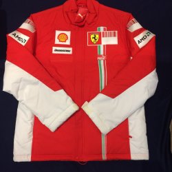 画像1: 新品未使用タグ付き●FERRARIチーム支給 ハードジャケット 2007　(サイズL) 