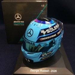 画像1: 新品正規入荷品●SPARK1/5 MERCEDES (G.ラッセル） 2026 ミニヘルメット