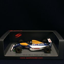 画像1: 新品正規荷品●SPARK1/43 WILLIAMS FW15C WINNER BELGIUM GP 1993 (D.ヒル）#0