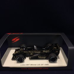 画像1: 新品正規荷品●SPARK 1/43 LOTUS 98T WINNER US GP 1986 (A.セナ）#12 ※純正たばこ仕様●ドライバーノンフィギュア※