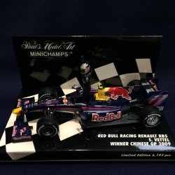 画像1: セカンドハンド品●PMA1/43 RED BULL RENAULT RB5 WINNER CHINESE GP 2009 (S.ベッテル）#15