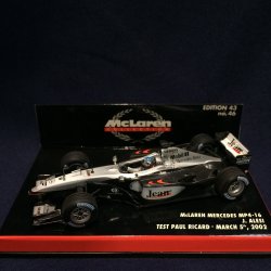 画像1: セカンドハンド品●PMA1/43 McLAREN MERCEDES MP4/16 TEST PAUL RICARD 2002 (J.アレジ）