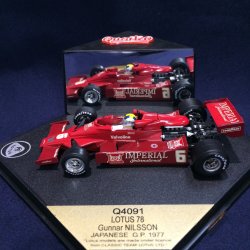 画像1: セカンドハンド品●QUARTZO 1/43 LOTUS 78 JAPANESE GP 1977 (G.NILSSON) #6