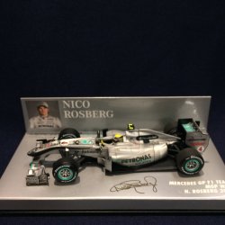 画像1: セカンドハンド品●PMA1/43 MERCEDES W01 (N.ロズベルグ）#4