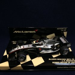 画像1: セカンドハンド品●PMA1/43 McLAREN MERCEDES MP4-20 WINNER BRITISH GP 2005 (J.P.モントーヤ）#10