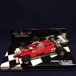 画像1: 新品正規入荷品●PMA1/43 FERRARI 126C2 (G.ビルヌーブ）1982 #27