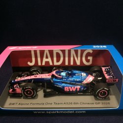 画像1: 新品正規荷品●SPARK1/43 BWT ARPINE A526 6th CHINESE GP 2026 (P.ガスリー）#10