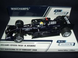 画像1: 新品正規入荷品●PMA1/43 WILLIAMS-TOYOTA FW30 TEST BARCELONA 25-27  FEBRUARY 2008 (N.ロズベルグ）