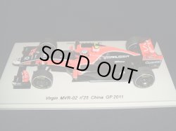画像1: 新品正規入荷品●SPARK1/43 Virgin MVR-02 China GP 2011 (Jerome D.Ambrosio)） #25