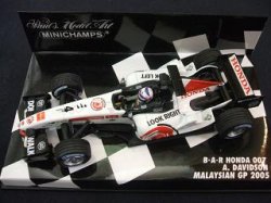 画像1: 新品正規入荷品●PMA1/43 BAR HONDA　007 (MALAYSIAN GP) A・デビットソン