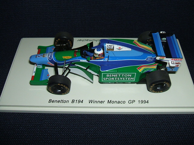 Amazon | スパーク 1/43 ベネトン B194 フォード 1994年モナコGP