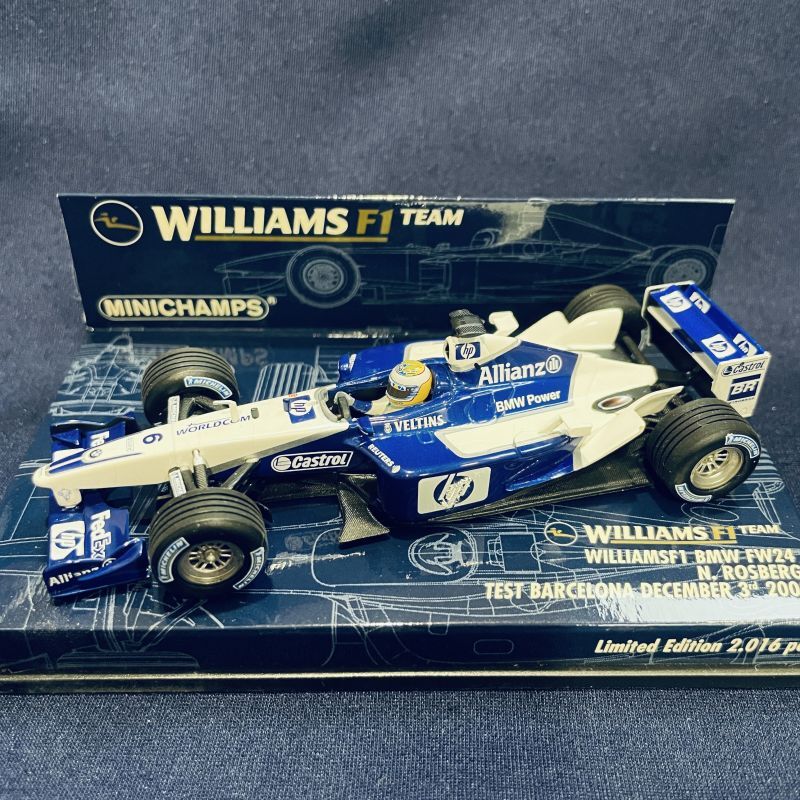F1 Williams BMW FW24 - Montoya N°6 - 1/18 Hot Wheels Mattel - Occasion