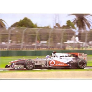 画像: 2010年　オーストラリアGP A4サイズ　マシン　フォト　McLAREN　 (Ｊ．バトン）