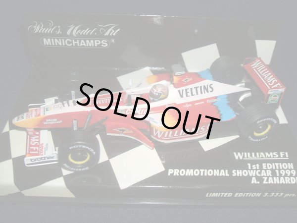 画像1: セカンドハンド品●PMA1/43 WILLIAMS PROMOTIONAL SHOWCAR 1999  (A.ザナルディ）