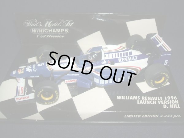 画像1: セカンドハンド品●PMA1/43 WILLIAMS RENAULT 1996 LAUNCH VERSION (D.ヒル）