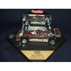 画像: セカンドハンド品●Quartzo1/43 LOTUS 78 GERMAN GP 1978 (H.REBAQUE)