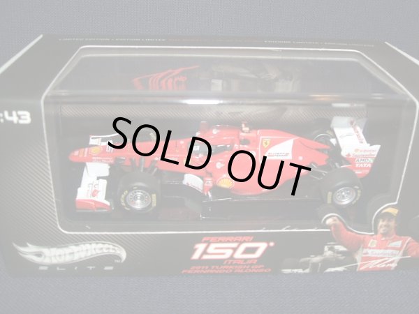 画像1: 新品正規入荷品●マテル1/43 FERRARI 150° ITALIA トルコGP (F.アロンソ）
