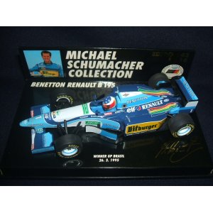 画像: セカンドハンド品◎PMA1/43 BENETTON RENAULT B195 BRASIL GP 1995 (M.シューマッハ）