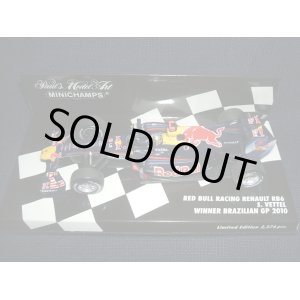 画像: 新品正規入荷品●PMA1/43 RED BULL RENAULT RB6 WINNER BRAZILIAN GP 2010 (S.ベッテル）