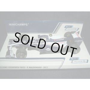 画像: 新品正規入荷品●PMA1/43 WILLIAMS COSWORTH FW33 (P.マルドナド) 2011