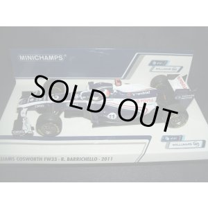 画像: 新品正規入荷品●PMA1/43 WILLIAMS COSWORTH FW33 (R.バリチェロ） 2011