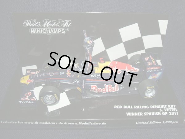 画像1: 新品入荷品●海外限定商品●PMA1/43 RED BULL RENAULT RB7 WINNER SPANISH GP 2011 (S.ベッテル）