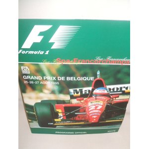 画像: セカンドハンド品●1995 F1世界選手権 ベルギーGP公式プログラム　(状態：特Ａ） 