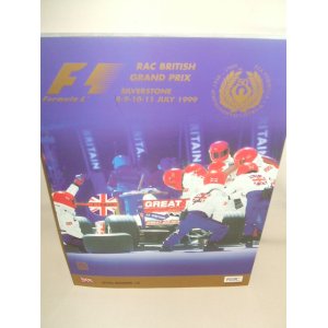 画像: セカンドハンド品●1999 F1世界選手権 イギリスGP公式プログラム　(状態：特Ａ） 