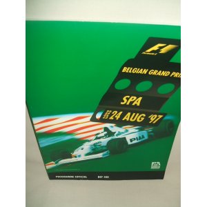 画像: セカンドハンド品●1997 F1世界選手権 ベルギーGP公式プログラム　(状態：特Ａ） 