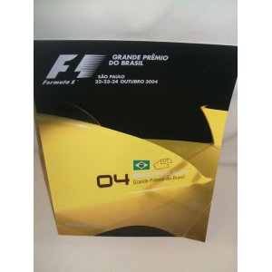 画像: セカンドハンド品●2004 F1世界選手権　ブラジルＧＰ公式プログラム　(状態：Ｃ）
