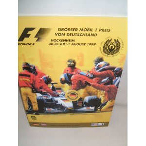 画像: セカンドハンド品●1999 F1世界選手権 ドイツGP公式プログラム　(状態：特Ａ） 