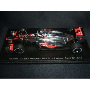 画像: 新品正規入荷品●SPARK1/43 VODAFONE McLAREN MERCEDES MP4-27 WINNER BRAZIL GP 2012 (J.バトン）