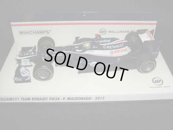 画像1: 新品正規入荷品●PMA1/43 WILLIAMS RENAULT FW34　(P.マルドナード） 2012 