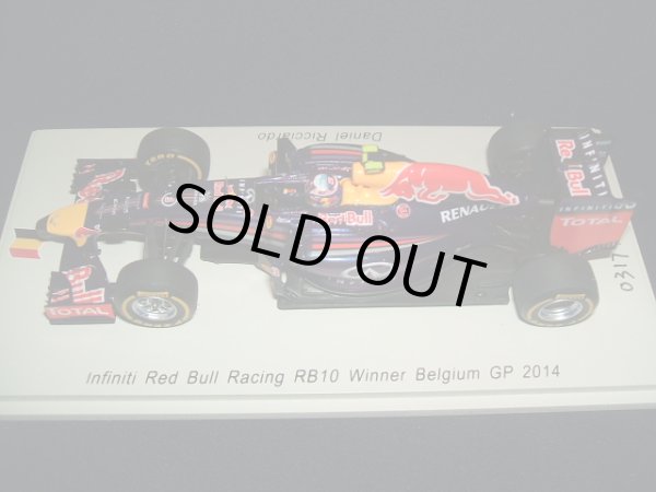 画像1: 新品正規入荷品●SPARK1/43 INFINITI RED BULL RB10 WINNER BELGIUM GP 2014 (D.リカルド） #3