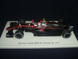 画像: 新品正規入荷品●SPARK 1/43 McLAREN HONDA MP4-30 CHINESE GP 2015 (J.バトン) #22