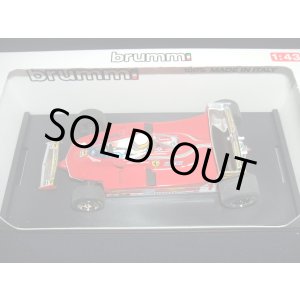 画像: 新品正規入荷品●brumm 1/43 FERRARI 312T5 MONACO GP 1980 (J.シェクター） 
