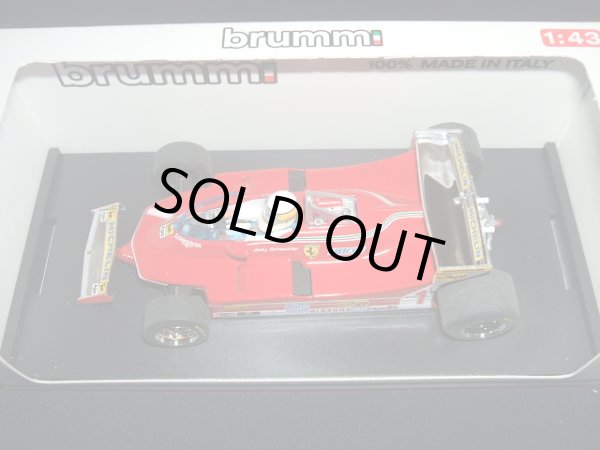 画像1: 新品正規入荷品●brumm 1/43 FERRARI 312T5 MONACO GP 1980 (J.シェクター） 