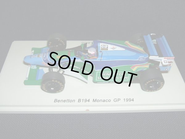 画像1: 新品正規入荷品●SPARK 1/43 BENETTON B194 MONACO GP 1994 (J.J.LEHTO) #6