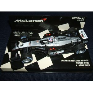 画像: セカンドハンド品●PMA1/43 McLAREN MERCEDES MP4/18 TESTCAR 2003 (K.ライコネン）