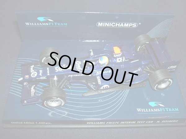 画像1: セカンドハンド品●PMA1/43 WILLIAMS FW27C INTERIM TEST CAR (N.ロズベルグ）