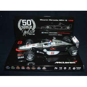 画像: 新品正規入荷品●PMA1/43 McLAREN 50周年記念 McLAREN MERCEDES MP4-13 (M.ハッキネン)　1998