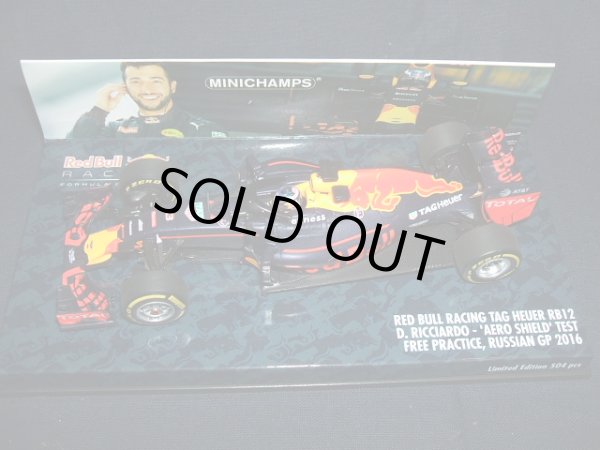 画像1: 新品正規入荷品●PMA1/43 RED BULL TAG HEUER RB12 AERO SHIELD TEST FREE PRACTICE RUSSIAN GP 2016 (D.リカルド） 2016