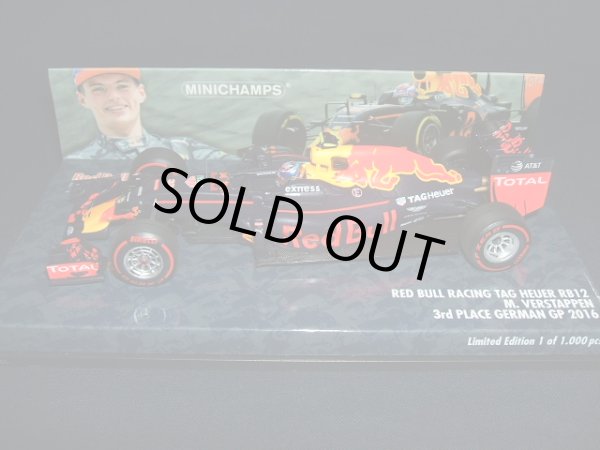 画像1: 新品正規入荷品●PMA1/43 RED BULL TAG HEUER RB12 3rd PLACE GERMAN GP 2016 (M.フェルスタッペン）