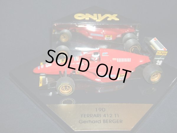 画像1: セカンドハンド品●ONYX1/43 FERRARI 412T1  (G.ベルガー）